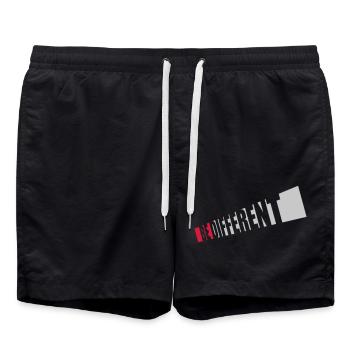 Be different Logo Design - Swim Trunks - black - Front - AI Model Male 185 light (185cm)