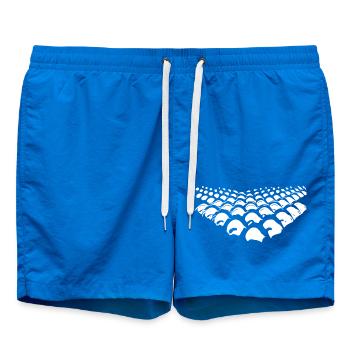 Geometric points in arrow shape - Swim Trunks - cobalt blue - Front