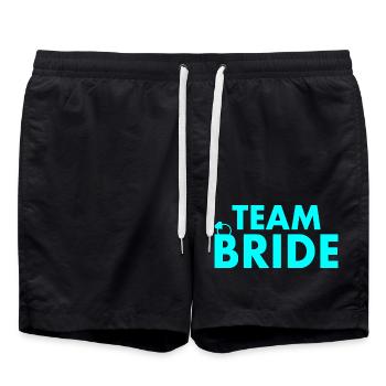 Team bride - Short de bain - noir - Devant - AI Model Male 185 light (185cm)