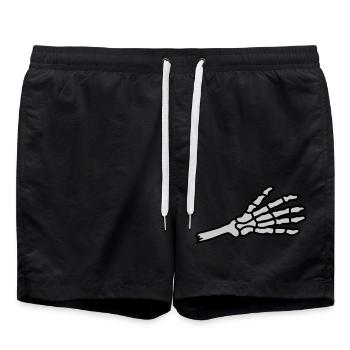 Les mains atteignent la main coupée - Short de bain - noir - Devant - AI Model Male 185 light (185cm)