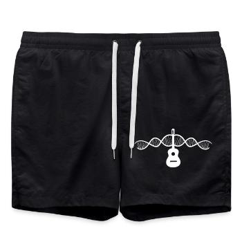 Guitarist Music Band Guitar Musician Guitarist - Swim Trunks - black - Front - AI Model Male 185 light (185cm)