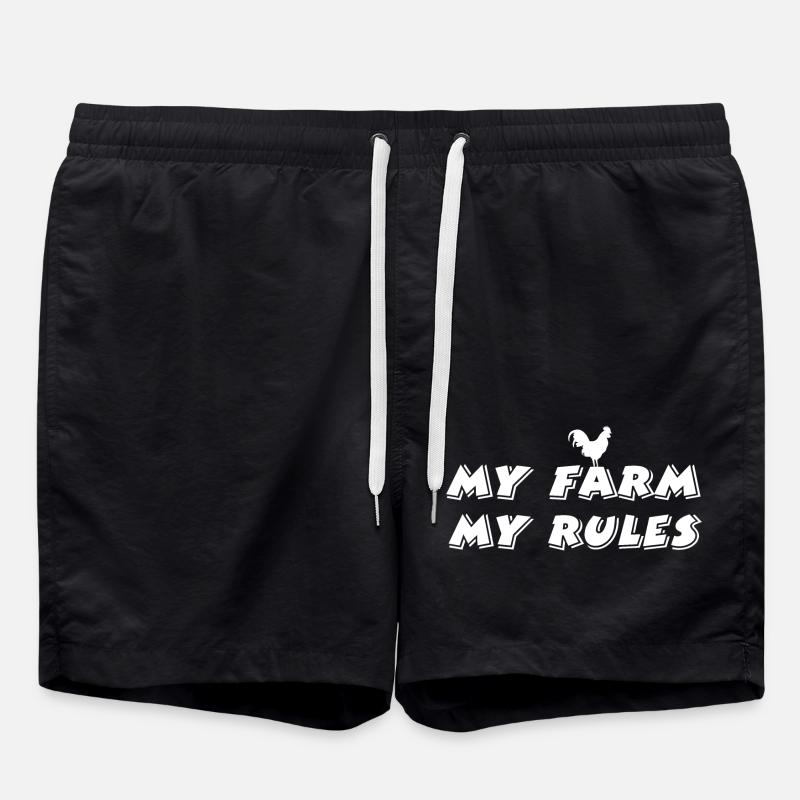 Ferme - Short de bain - noir