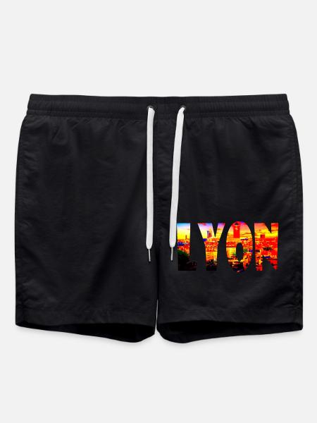 Lyon Ville - Short de bain - noir