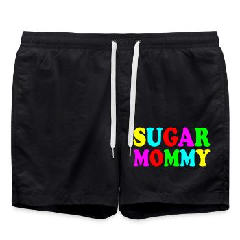 Sugar mommy - Swim Trunks - black - Front - AI Model Male 185 light (185cm)