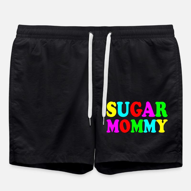 Sugar mommy - Badeshorts - Schwarz