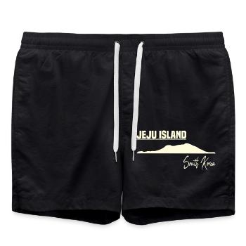 Jeju Island Corée du Sud - Short de bain - noir - Devant - AI Model Male 185 light (185cm)