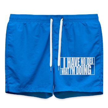 I Have No Idea - Badeshorts - Cobalt blue - Vorne
