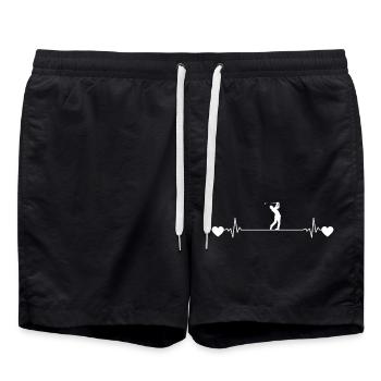 Golf Golfeur Golf Club De Golf Dicton Balle de Golf - Short de bain - noir - Devant - AI Model Male 185 light (185cm)