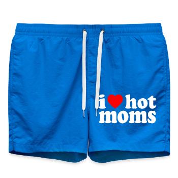 I love hot moms - Badeshorts - Cobalt blue - Vorne