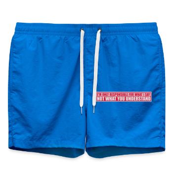 ce que je dis citation - Short de bain - cobalt blue - Devant