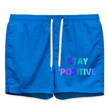 STAY POSITIVE - Short de bain - cobalt blue - Devant