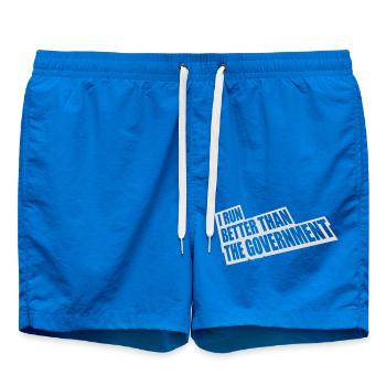 mieux fonctionner que le gouvernement - Short de bain - cobalt blue - Devant