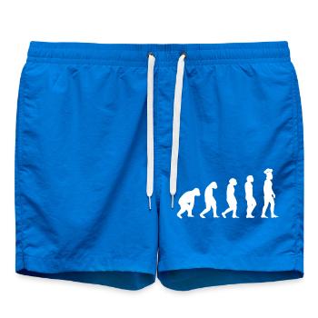 Kochen Bäcker Koch lustige Hobbykoch Geschenk - Badeshorts - Cobalt blue - Vorne