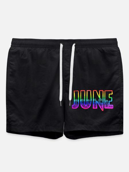 June RS Rainbow - Swim Trunks - black