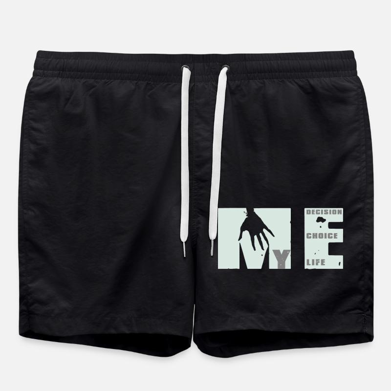 MEvolution: Choice, Decision, Life - Swim Trunks - black