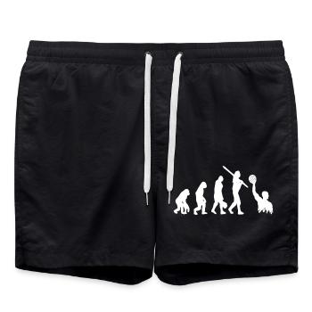 Wasserball Evolution - Badeshorts - Schwarz - Vorne - AI Model Male 185 light (185cm)