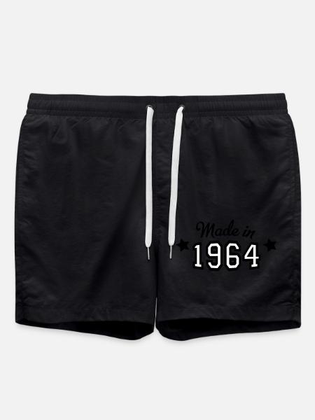 1964 - Badeshorts - Schwarz