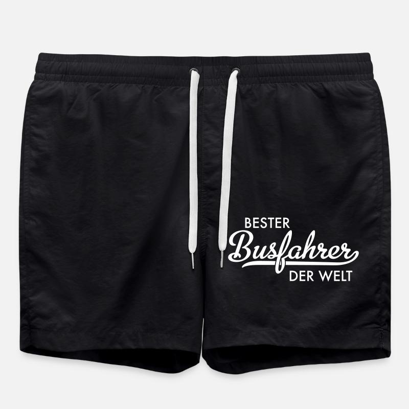Bester Busfahrer der Welt - Badeshorts - Schwarz