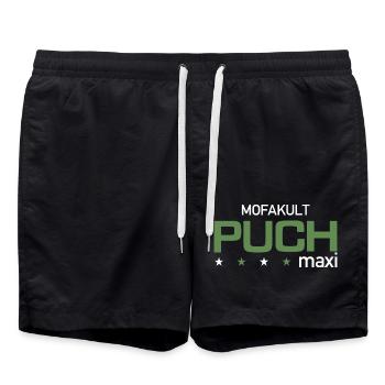 Puch Maxi - Badeshorts - Schwarz - Vorne - AI Model Male 185 light (185cm)