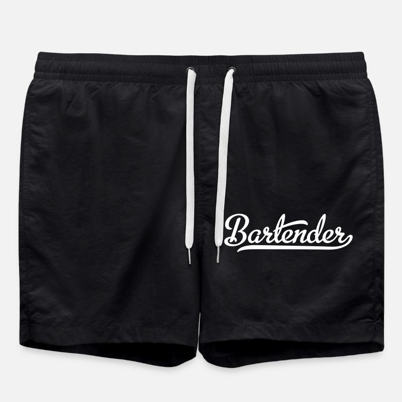 Barman - Short de bain - noir