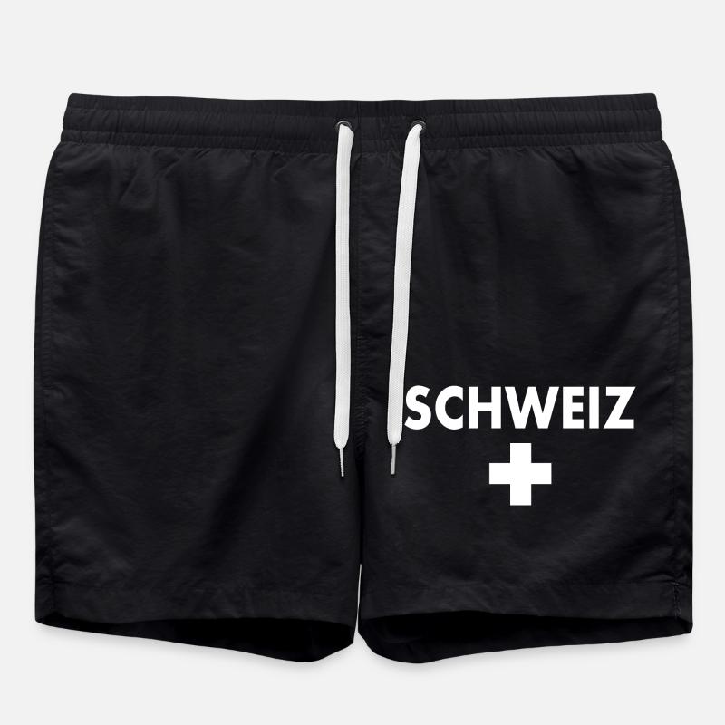 Switzerland - Swim Trunks - black