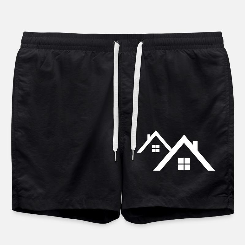 Dach - Badeshorts - Schwarz