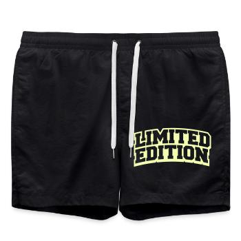 Édition limitée - Short de bain - noir - Devant - AI Model Male 185 light (185cm)