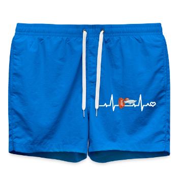 Guppy Fish Fréquence cardiaque ECG Battement de cœur - Short de bain - cobalt blue - Devant