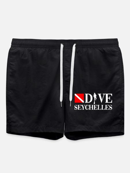 Dive Seychelles - Indian Ocean - Swim Trunks - black