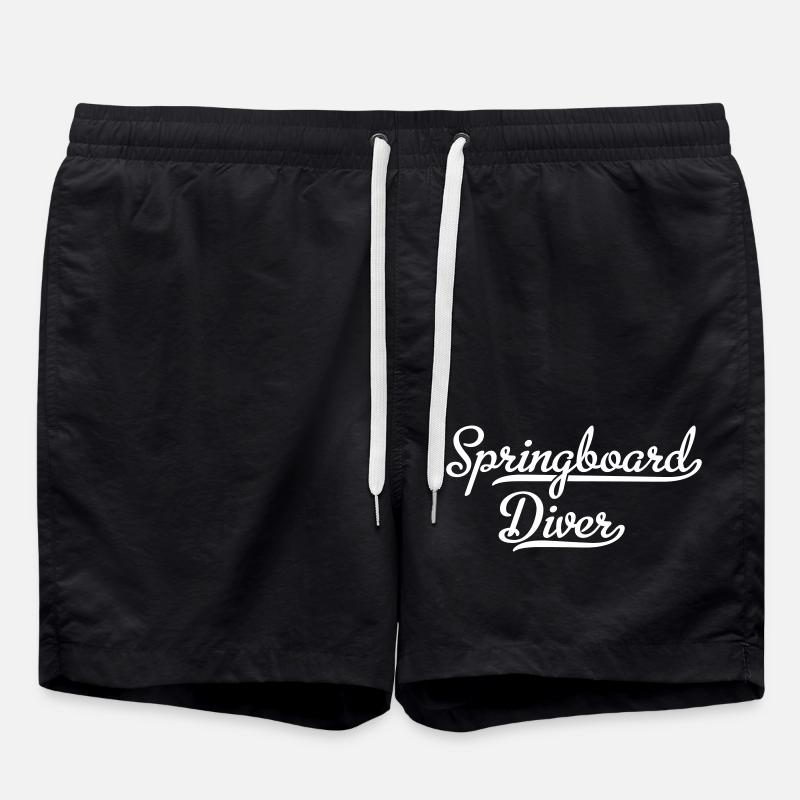 Tremplin Plongeur Wasserspringer Turmspringer - Short de bain - noir