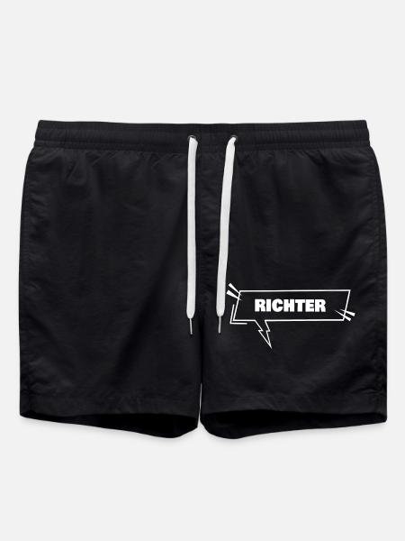 Gift for Judge - Swim Trunks - black
