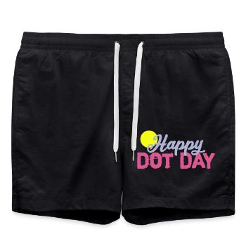 Points day as sun - Swim Trunks - black - Front - AI Model Male 185 light (185cm)