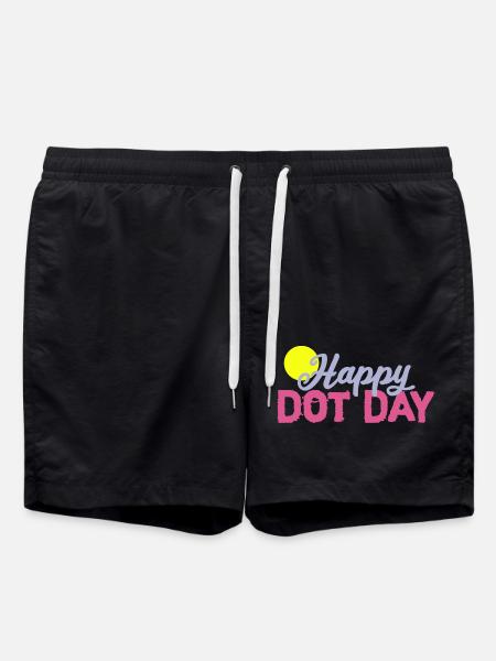 Points day as sun - Swim Trunks - black
