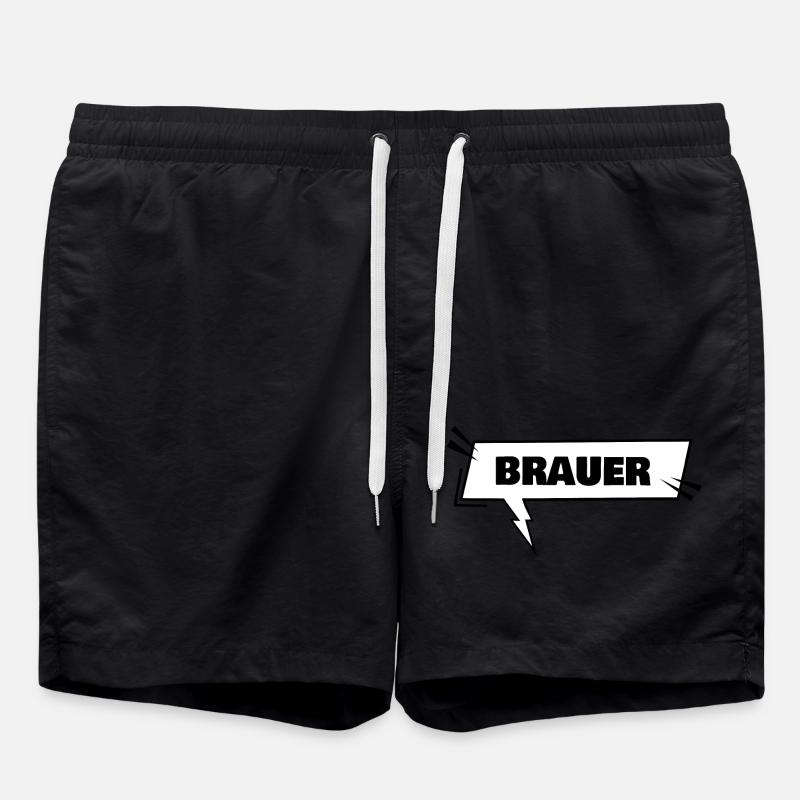Gift for brewers - Swim Trunks - black