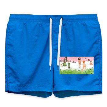 The Little Robber's Daughter - Swim Trunks - cobalt blue - Front
