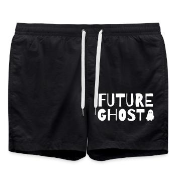 Fantôme du futur - Short de bain - noir - Devant - AI Model Male 185 light (185cm)