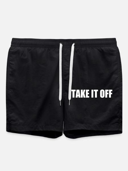 Take it off - Swim Trunks - black