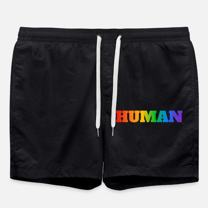 MENSCHLICHES LGBT - Badeshorts - Schwarz