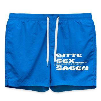 Fun-Spruch für jede Party - Badeshorts - Cobalt blue - Vorne