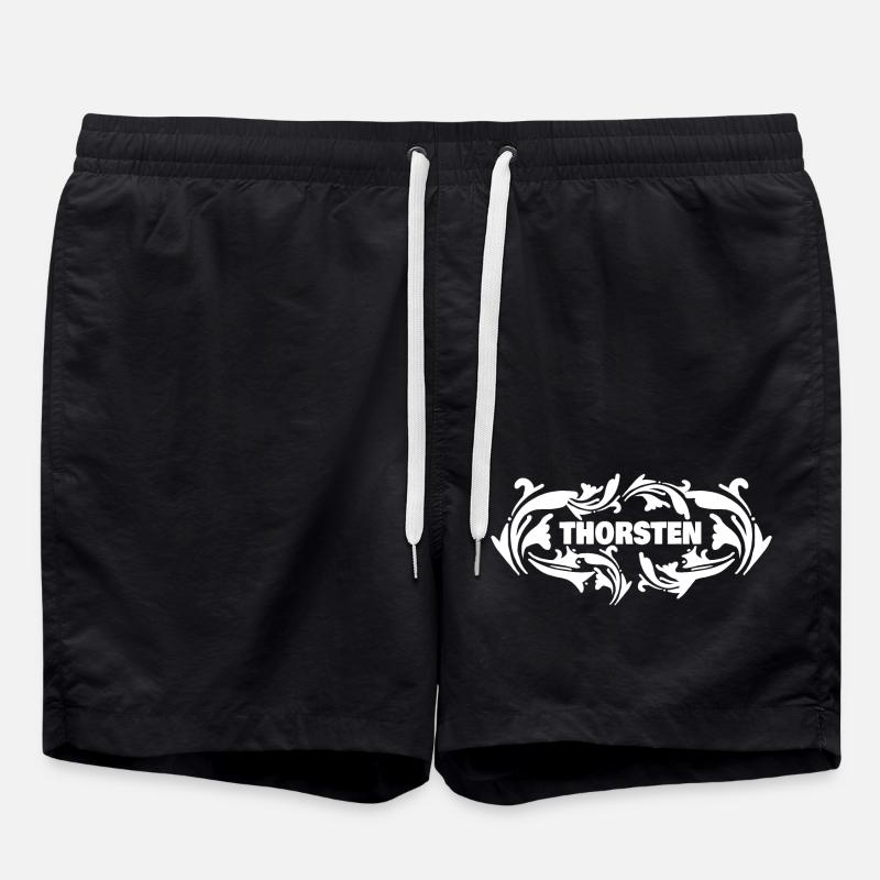 Nom : Thorsten - Short de bain - noir