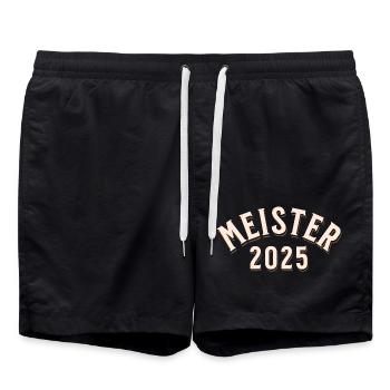 Champion 2025 - Short de bain - noir - Devant - AI Model Male 185 light (185cm)