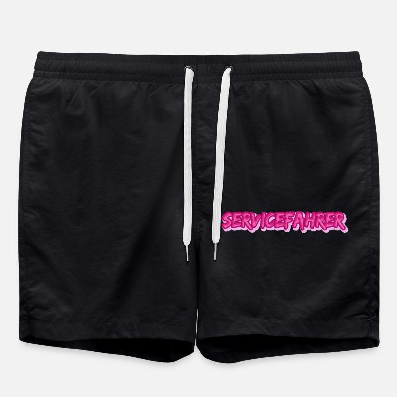 Job Service Driver - Swim Trunks - black