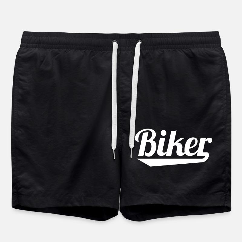 Biker - Swim Trunks - black
