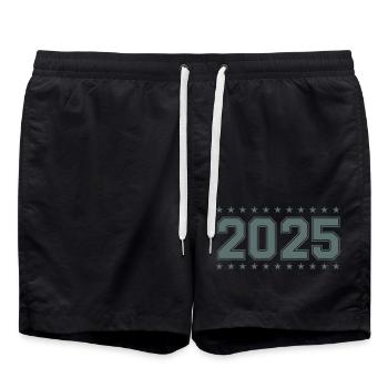 2025 - Short de bain - noir - Devant - AI Model Male 185 light (185cm)