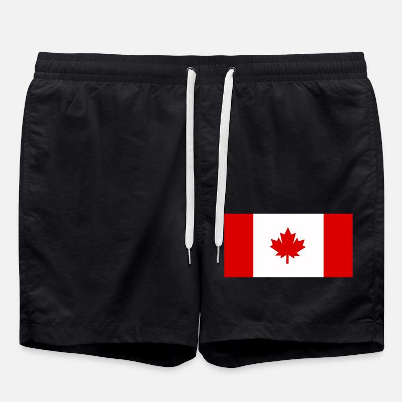 kanada - Badeshorts - Schwarz