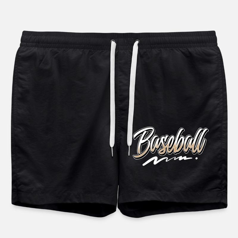 Baseball - Swim Trunks - black