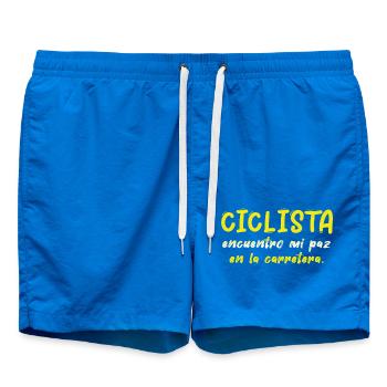 Bicycle Bicycle Bicycle Bike Biker MTB 16 - Swim Trunks - cobalt blue - Front