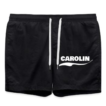 First name Carolin - Swim Trunks - black - Front - AI Model Male 185 light (185cm)