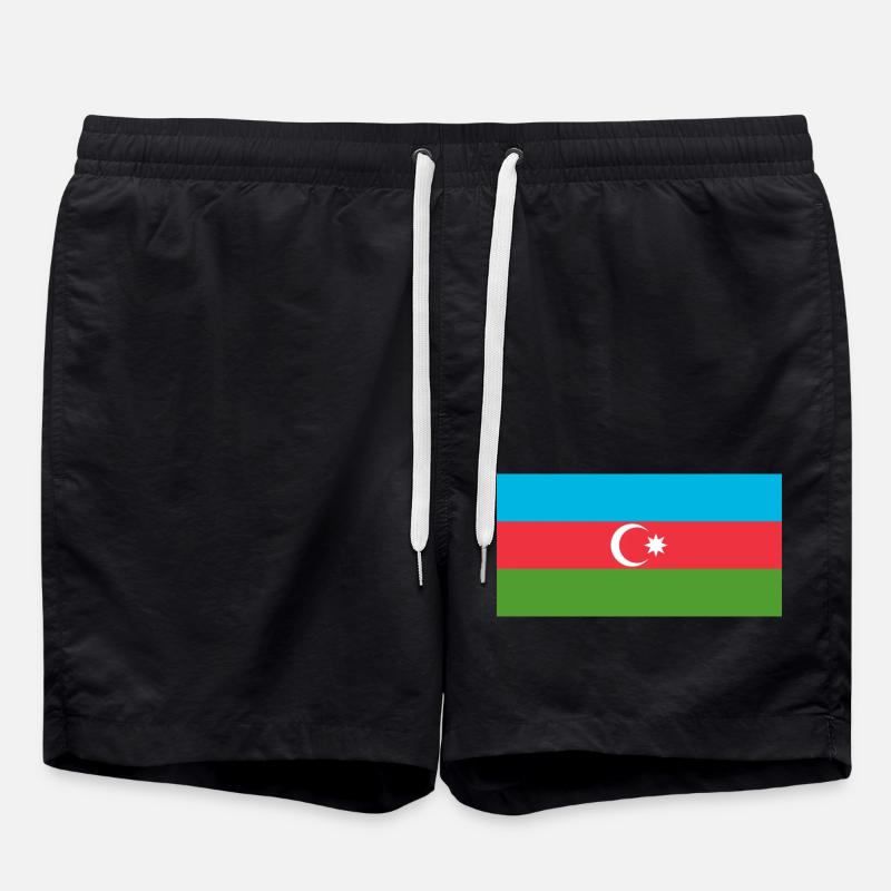Aserbaidschan - Badeshorts - Schwarz
