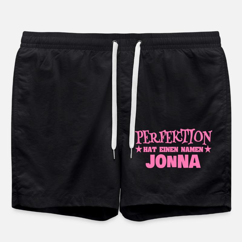 Woman's name Jonna - Swim Trunks - black